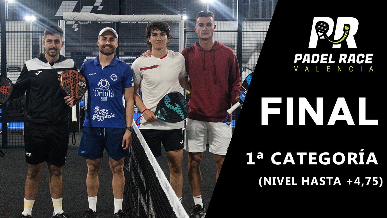 Final Torneo Padel Race 1ª Categoría (+ 4,75) D.Tudela/J.Morant VS M.Mansilla/C.Gimeno 01/03/2025