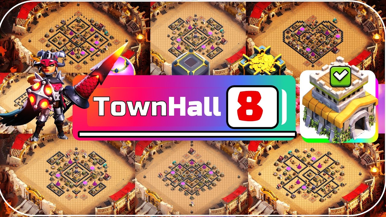 TOP 20! NEW BEST TH8 Base Layout + Copy Link 2026 | Town Hall 8 (TH8) War Base | Clash of Clans