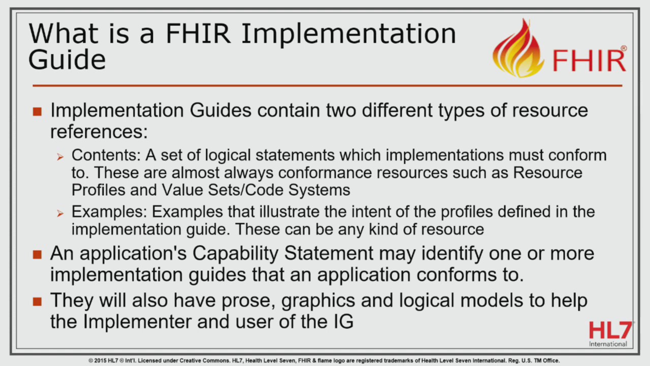 Introduction - FHIR Implementation Guide Creation Training