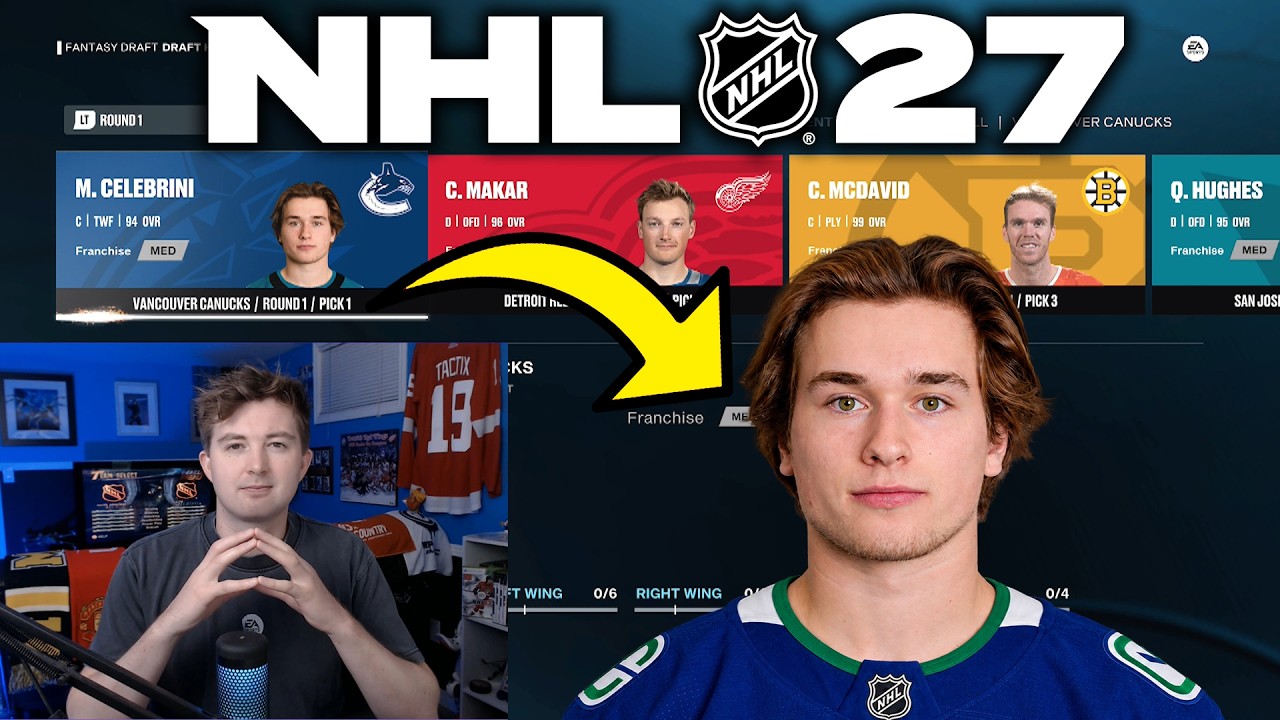 ПЕРЕЗАПУСК NHL ЧЕРЕЗ ФЭНТЕЗИ-ДРАФТ! NHL 27