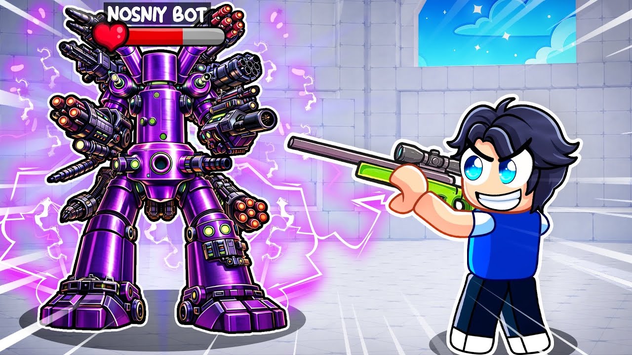 I Beat The Secret NOSNIY BOT Boss In Roblox Rivals…!