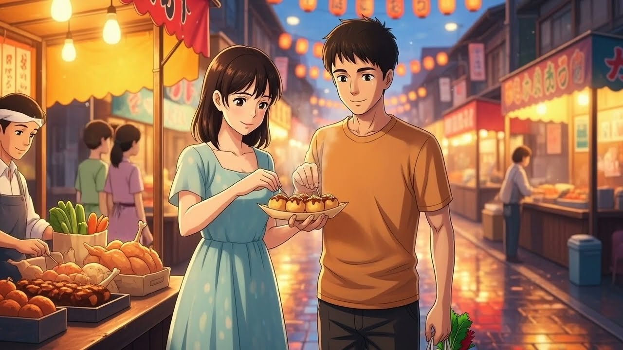 A Relaxing Evening with The One I Love | Ghibli Style ASMR Video