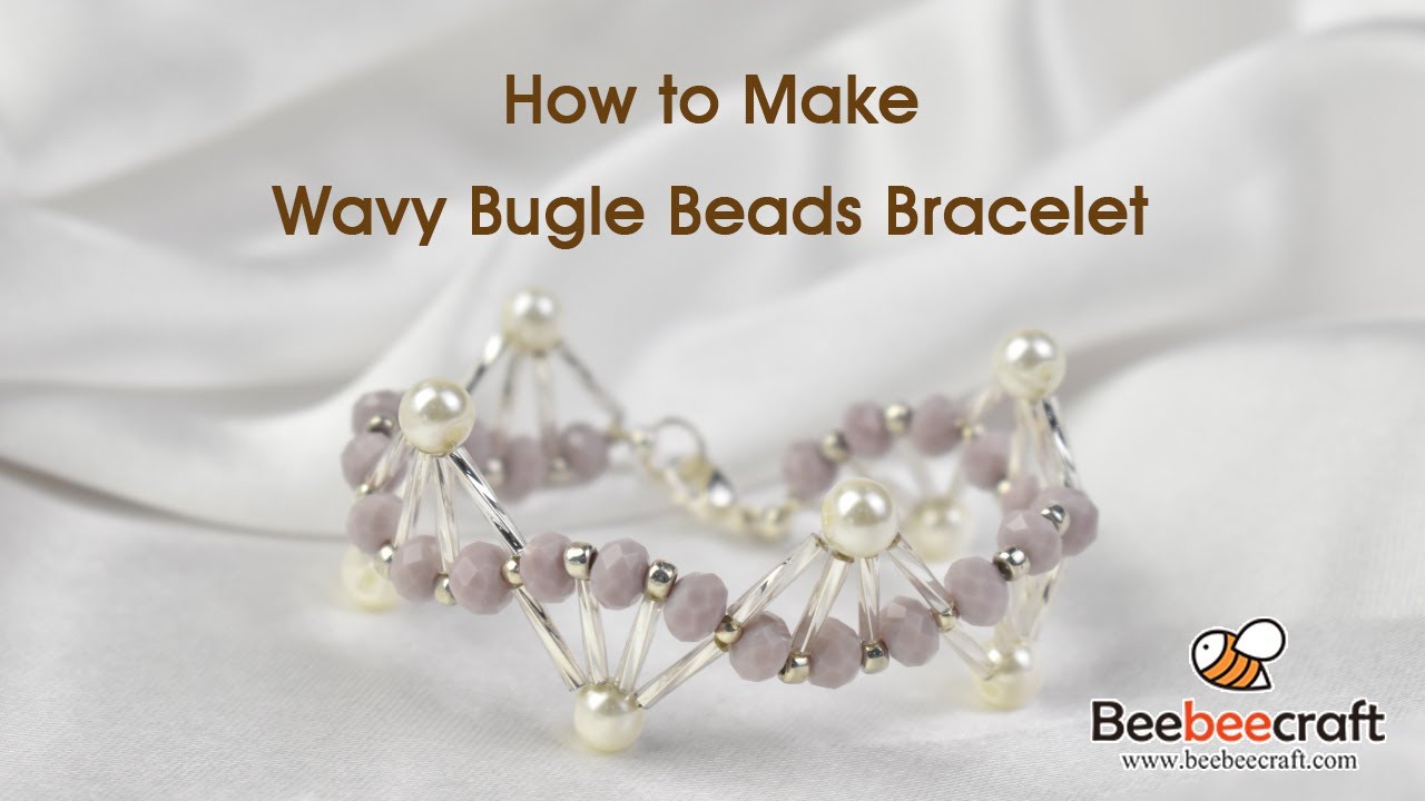 How to Make Wavy Bugle Beads Bracelet