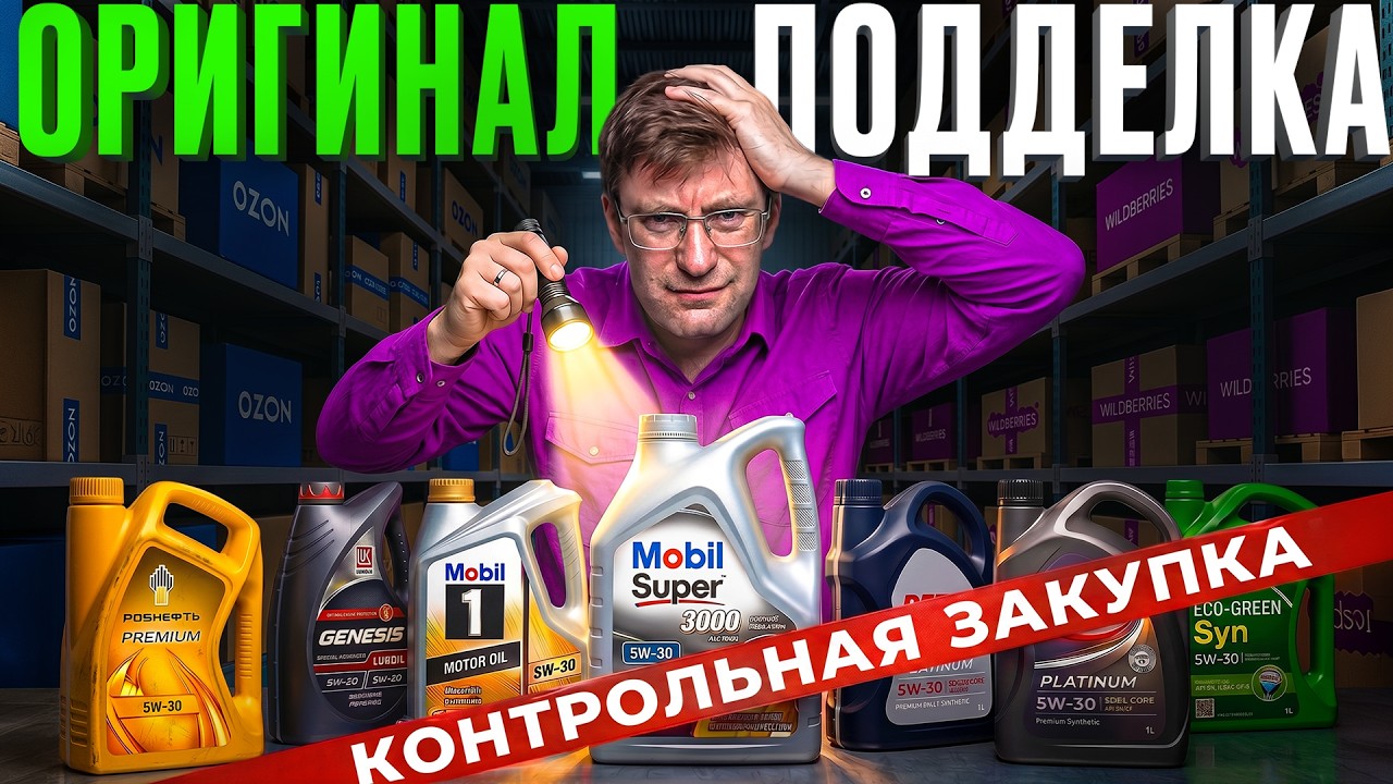 ЭТО МАСЛО УБЬЕТ ВАШ ДВИГАТЕЛЬ. КАК РАСПОЗНАТЬ ПОДДЕЛКУ