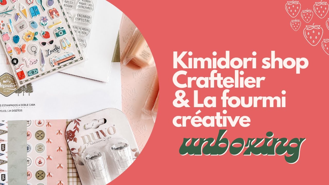 Haul scrap: gros craquage Kimidori Shop, Craftelier et La fourmi créative