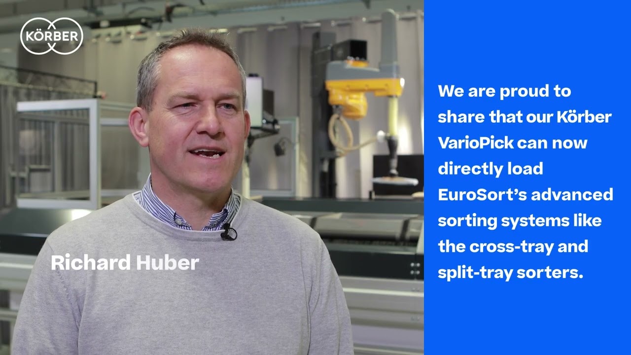 Körber VarioPick: AI-powered robotic sorter loading