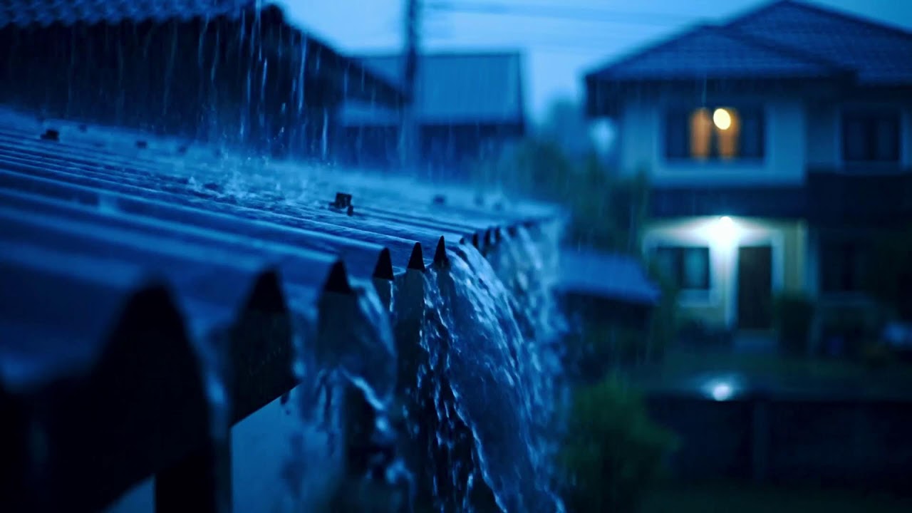 Endless Night Rain on Tin Roof, A Serene Symphony for Deep and Healing Sleep 376 HD