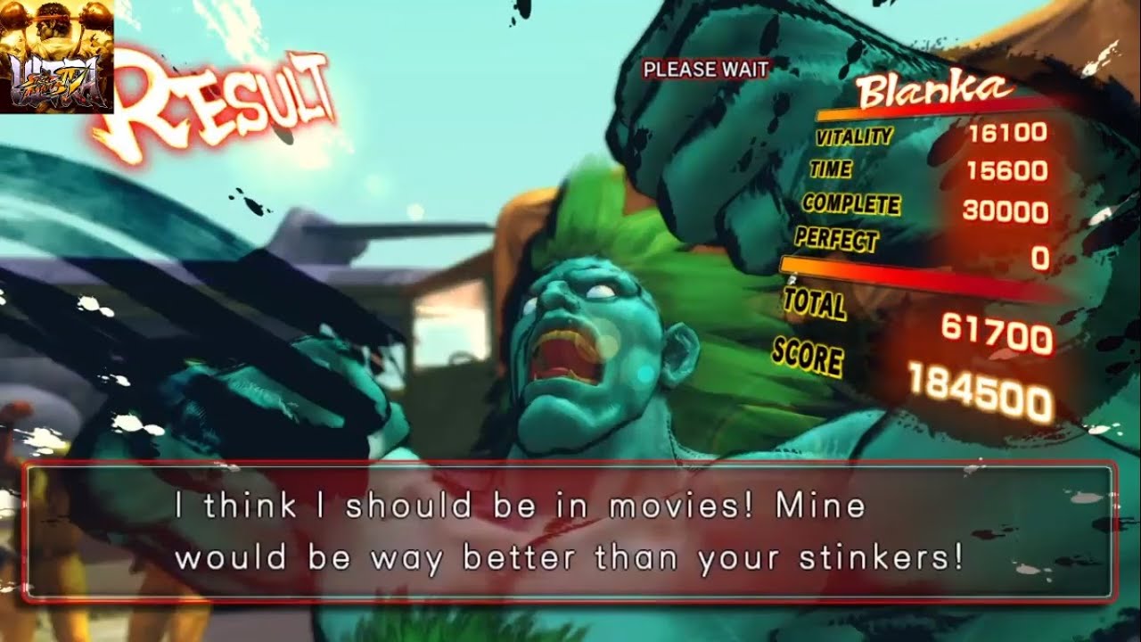ULTRA STREET FIGHTER IV Blanka Arcade Mode Playthrough