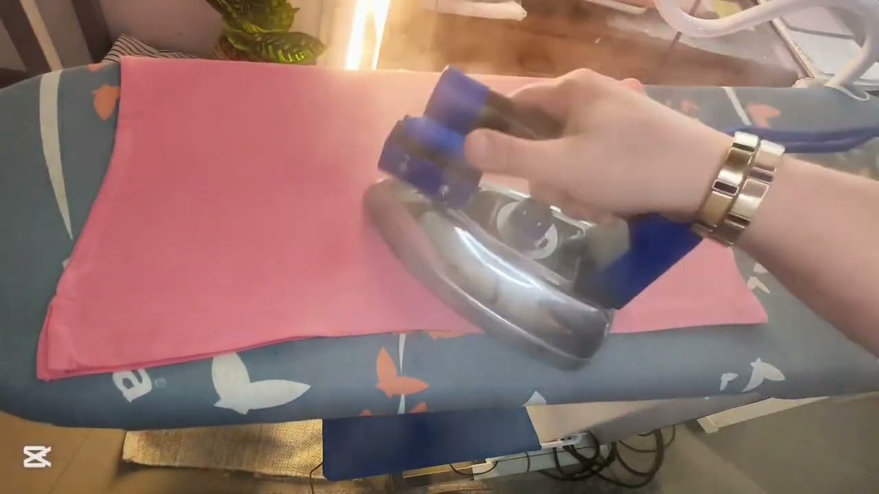 Wrinkled Polo Shirt → Perfectly Smooth in 2 Minutes | Satisfying Ironing ASMR