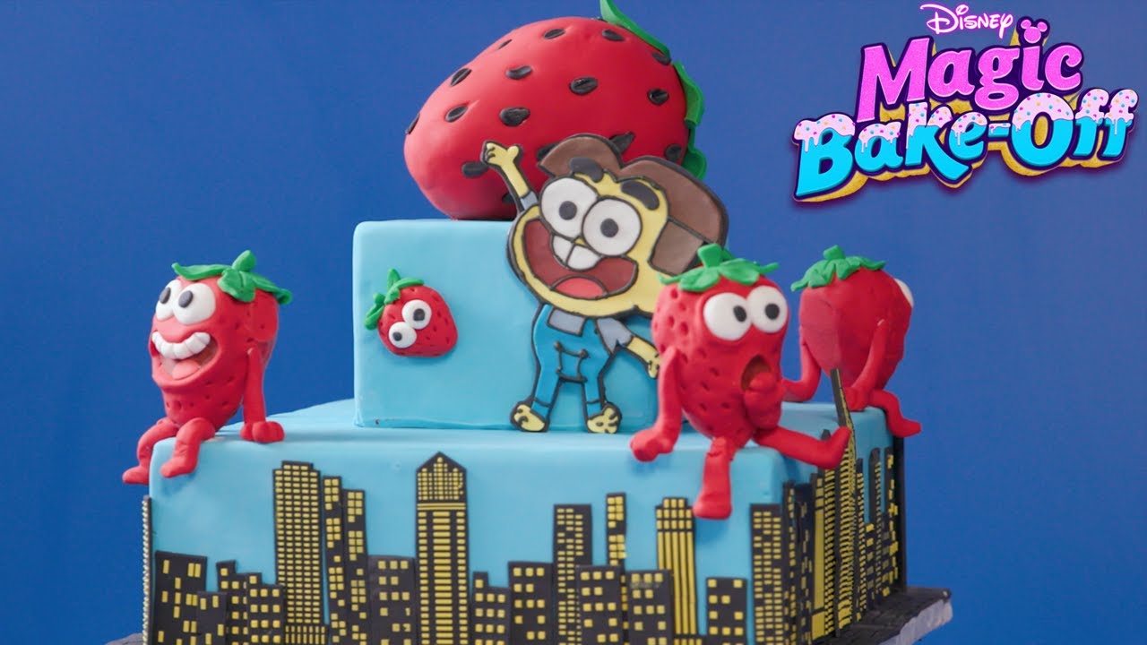 🍓Big City Greens Strawberry Cake | Disney’s Magic Bake-Off | Disney Channel UK