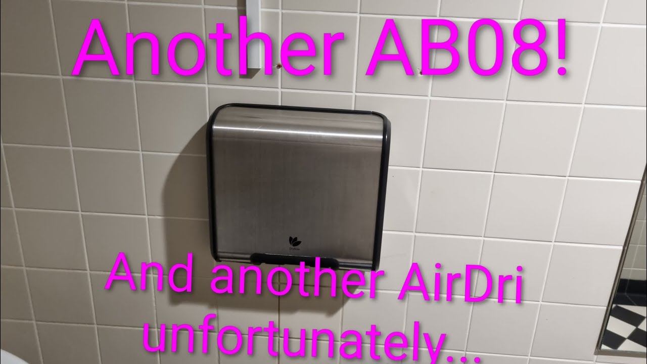 AirDri Quad (Dryflow) and a Dyson Airblade V AB08 at Swindon Designer Outlet (Near Slim Chickens)