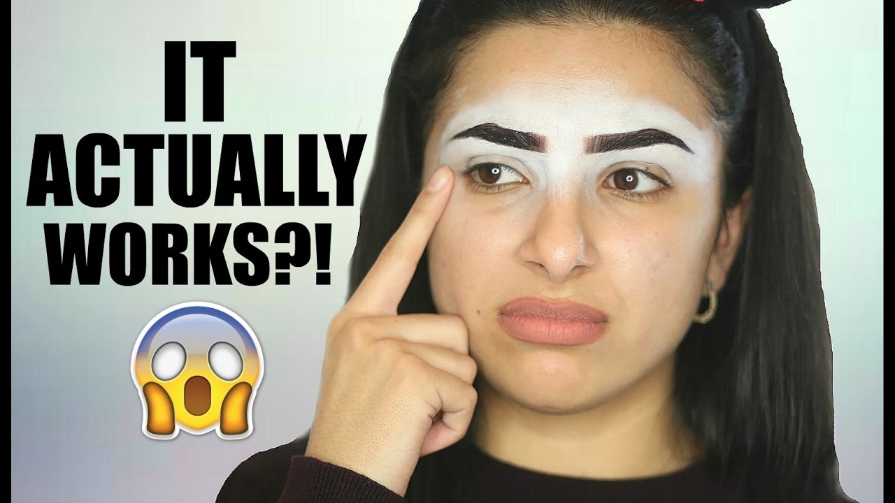 WEIRD WAY TO GET PERFECT EYEBROWS?!