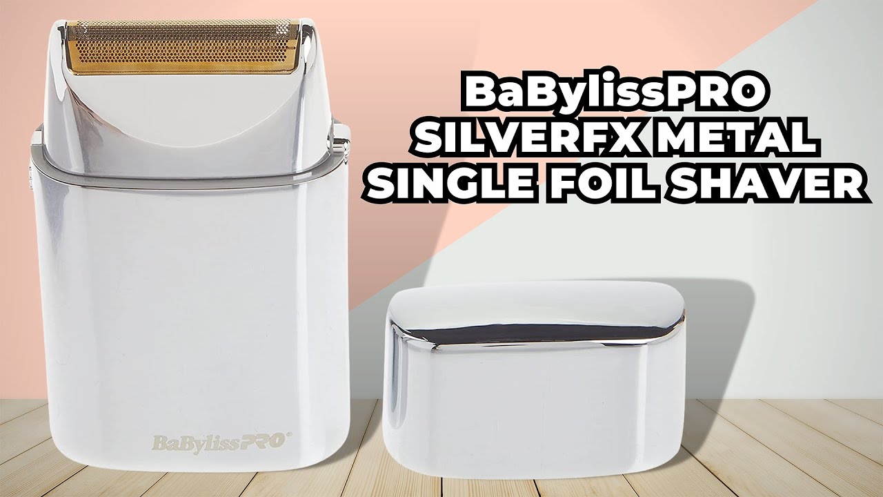 BaBylissPRO SILVERFX Metal Single Foil Shaver