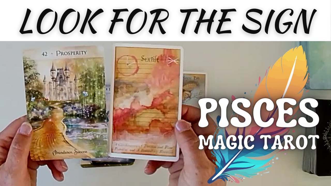 Pisces 😇 LOOK FOR THE SIGN PISCES!🐦The Universe Is Sending You a Gift ♓ Pisces Tarot Magic