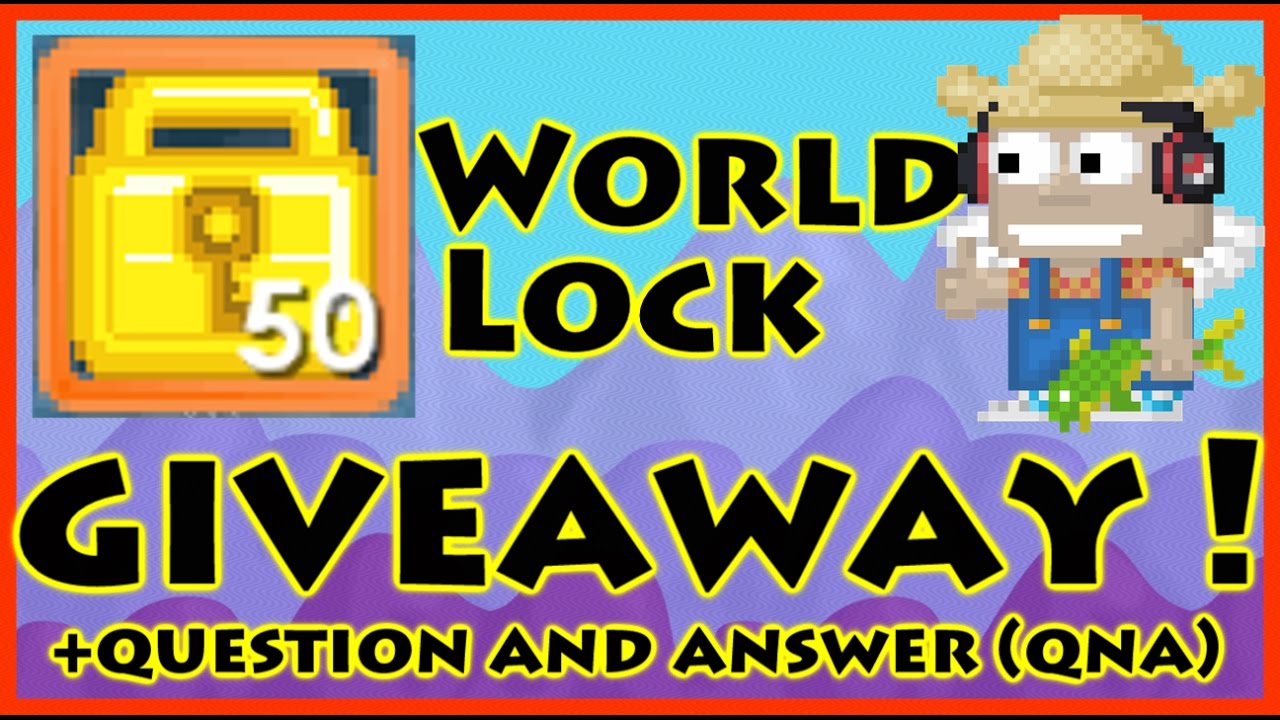 10 Ribu Subscriber Giveaway (50Wls) + QnA - Growtopia Indonesia