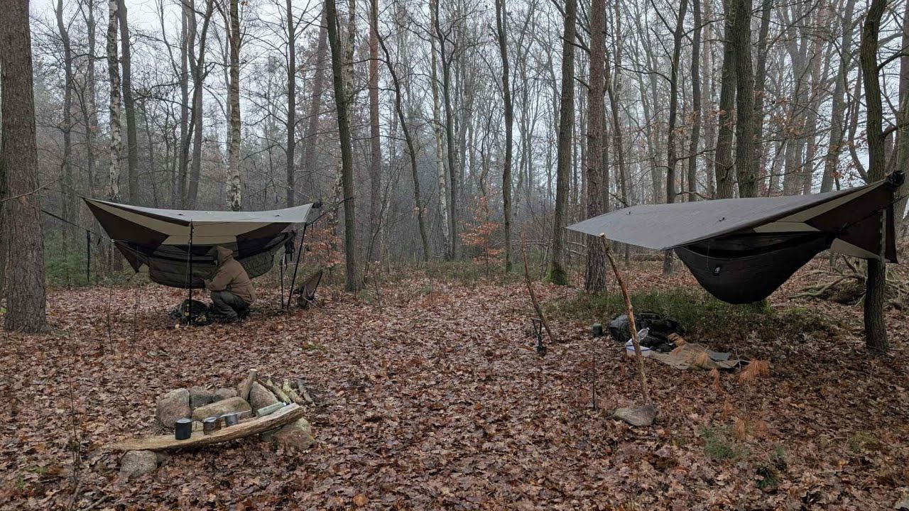 24h Hammock wild camping #wildcamping #hammocklife #bushcraft #survival #outdoor 
