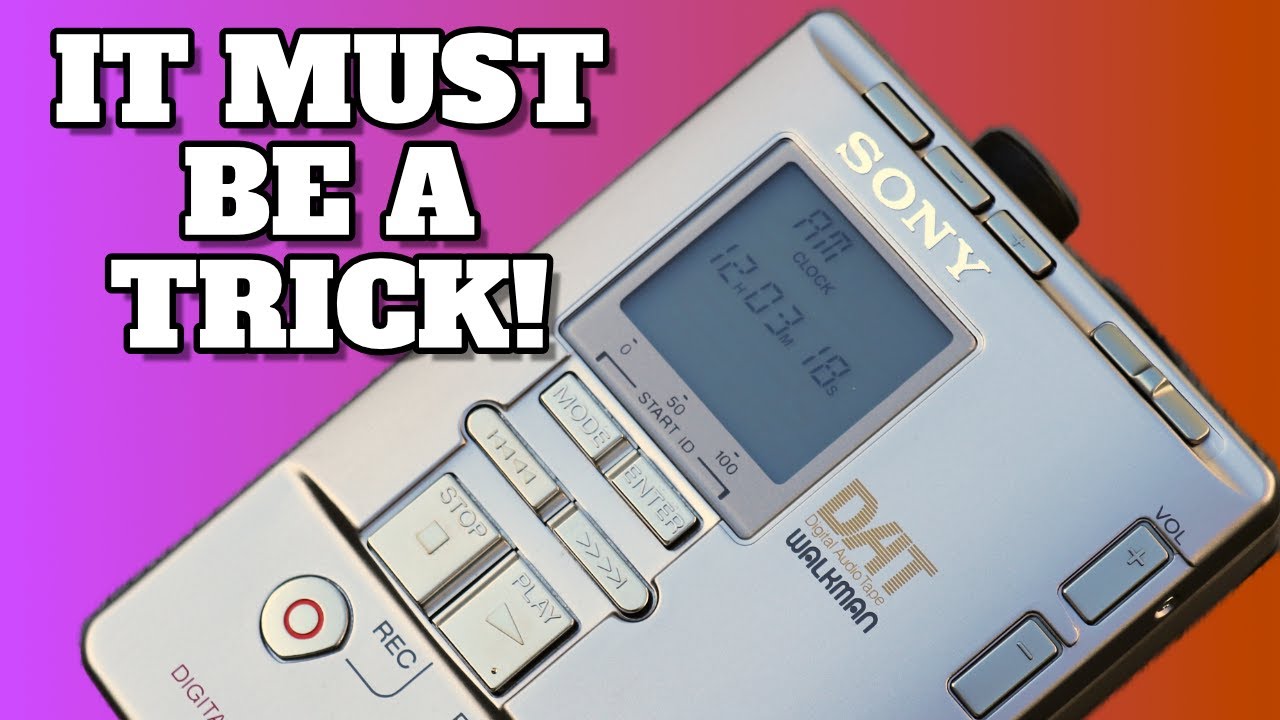 SONY TCD-D100 - DAT Walkman - The Digital Audio Masterpiece