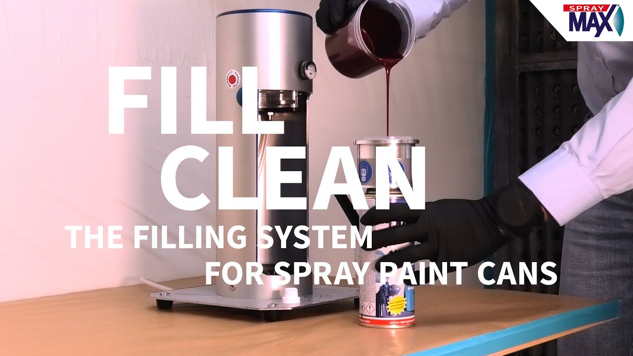 SprayMax - FillClean   the cleaning free filling system (GB)