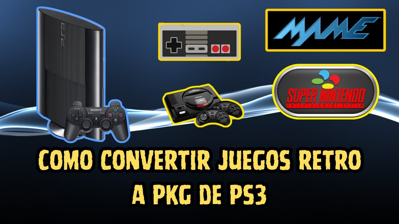 Como CONVERTIR JUEGOS RETRO a FORMATO PKG para PS3 | 2025