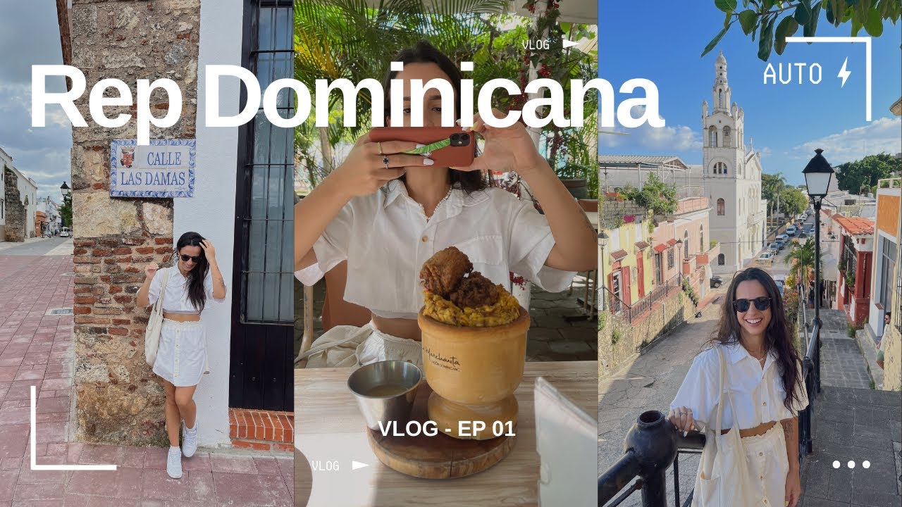 Vlog República Dominicana ep.01 - Primeiro dia em Santo Domingo, Free tour, Restaurantes e Bares