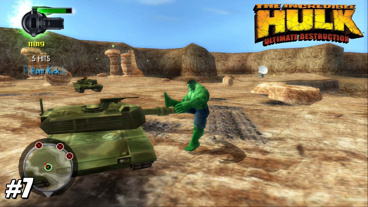 The Incredible Hulk: Ultimate Destruction - PS2 Gameplay Playthrough 1080p (PCSX2) PART 7