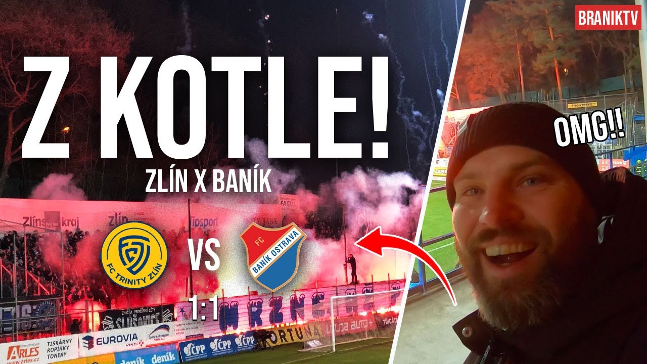 Z🔥KOTLE! Chachar Ultras Pyro Mega Show! Zlín - Baník Ostrava
