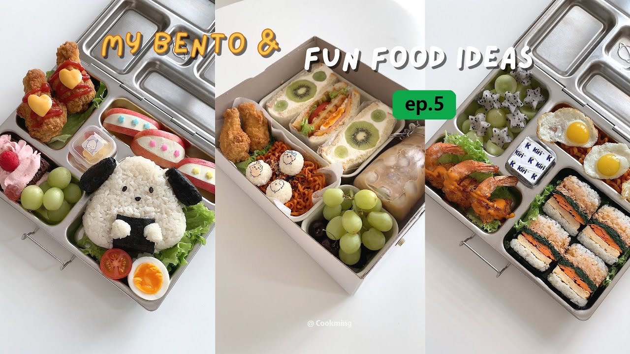 AsmrCooking My Bentobox & Fun Food Ideas｜Cute & Creative Meal Collection (Ep. 5) 🍱 ✨ #asmr