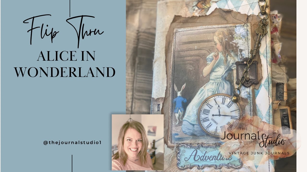 Alice in Wonderland Junk Journal