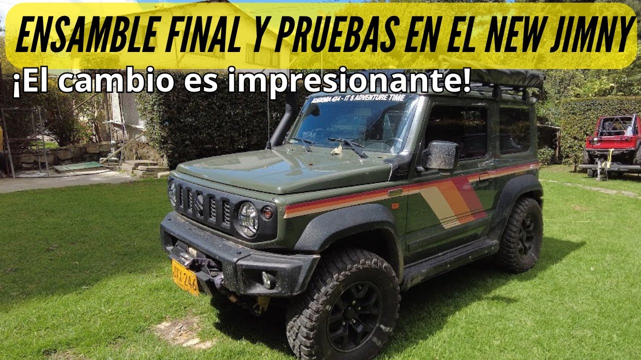 Suzuki New Jimny Pruebas finales con las relaciones 6.5:1 de Trail Gear
