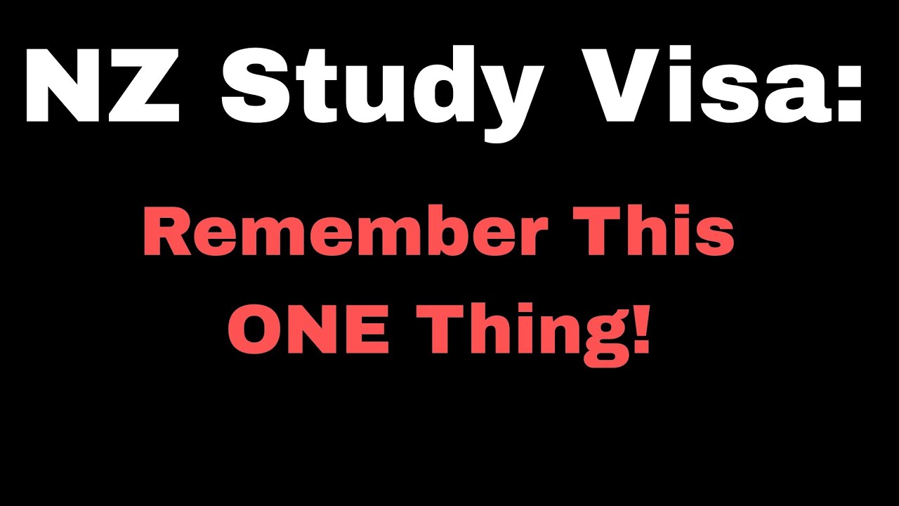 One Mistake to Avoid in New Zealand Study Visa! Study in newzealand 