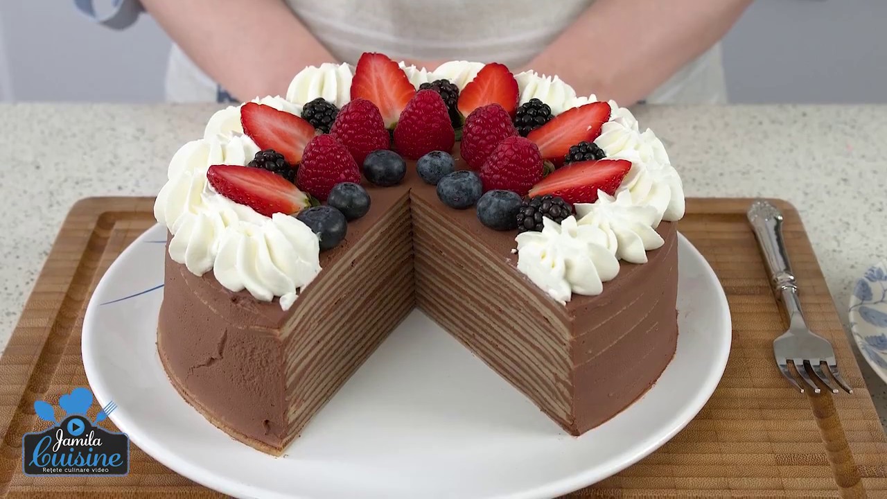 Tefal și JamilaCuisine prezintă: Tort de clătite cu ciocolată