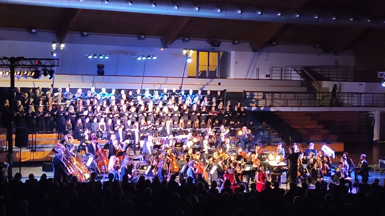 Último andamento da 9a Sinfonia de Beethoven, Orquestra Alma Mater e Choral Phydellius