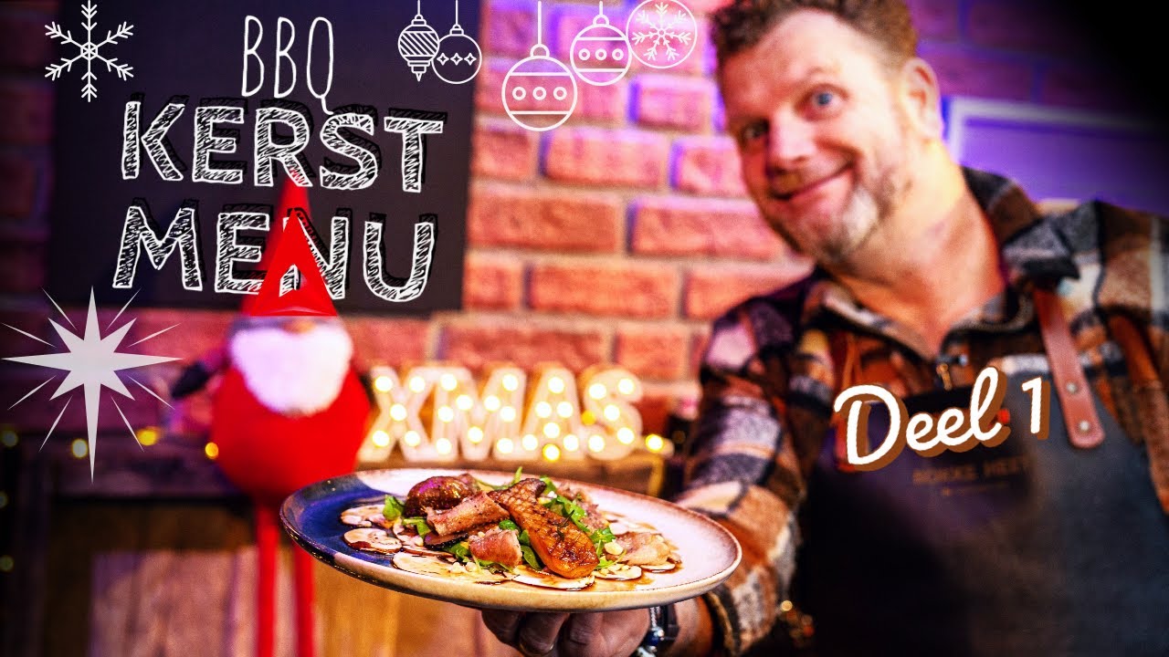 BBQ KERSTMENU voorgerecht: Carpaccio Sukiyaki