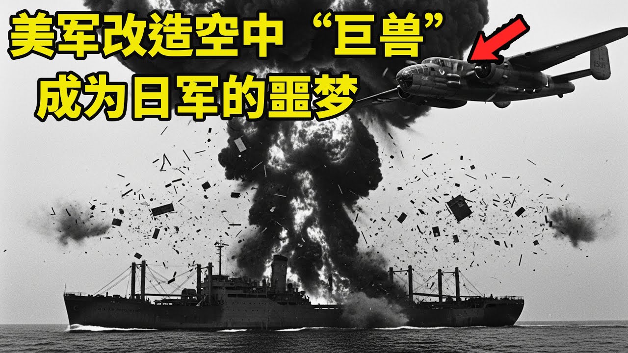 美軍把坦克砲裝進轟炸機，這架改造的空中“巨獸”，成為日本海軍揮之不去的噩夢