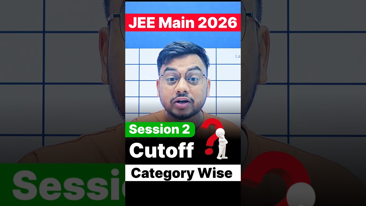 SHOCKING😳 Cut-Off Marks JEE Mains 2026✅🔥 | JEE Mains 2026 Cut Off Category Wise #jee2026 #jeecutoff