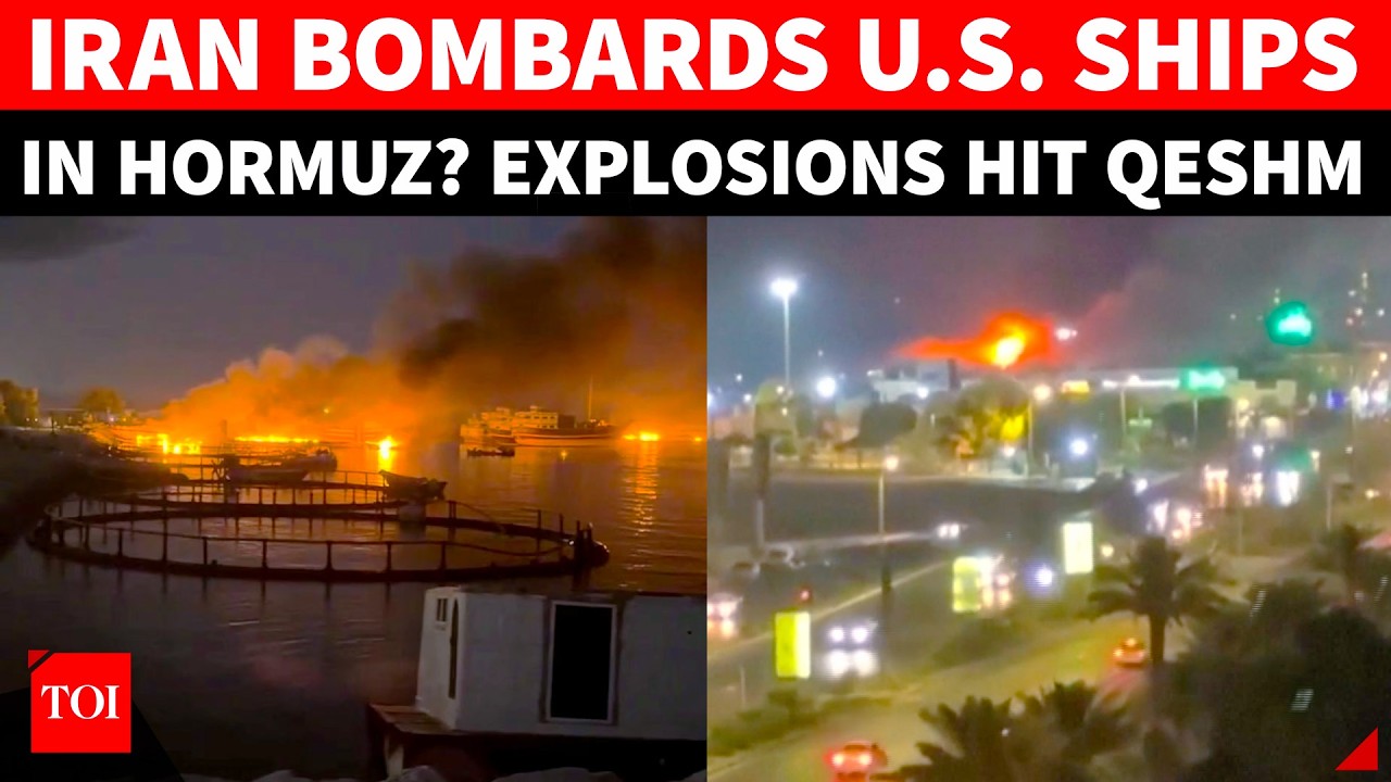 BREAKING: U.S. INVASION CRUSHED? Iran Launches Huge Attack In Hormuz; Qeshm Island Rocked By Blasts