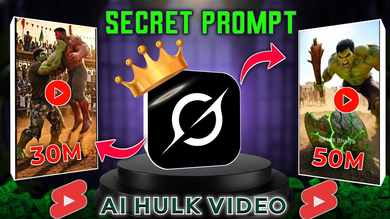 Grok AI Se Hulk Video Kaise Banaye | Text to Video FREE AI(Ai Video Generator)