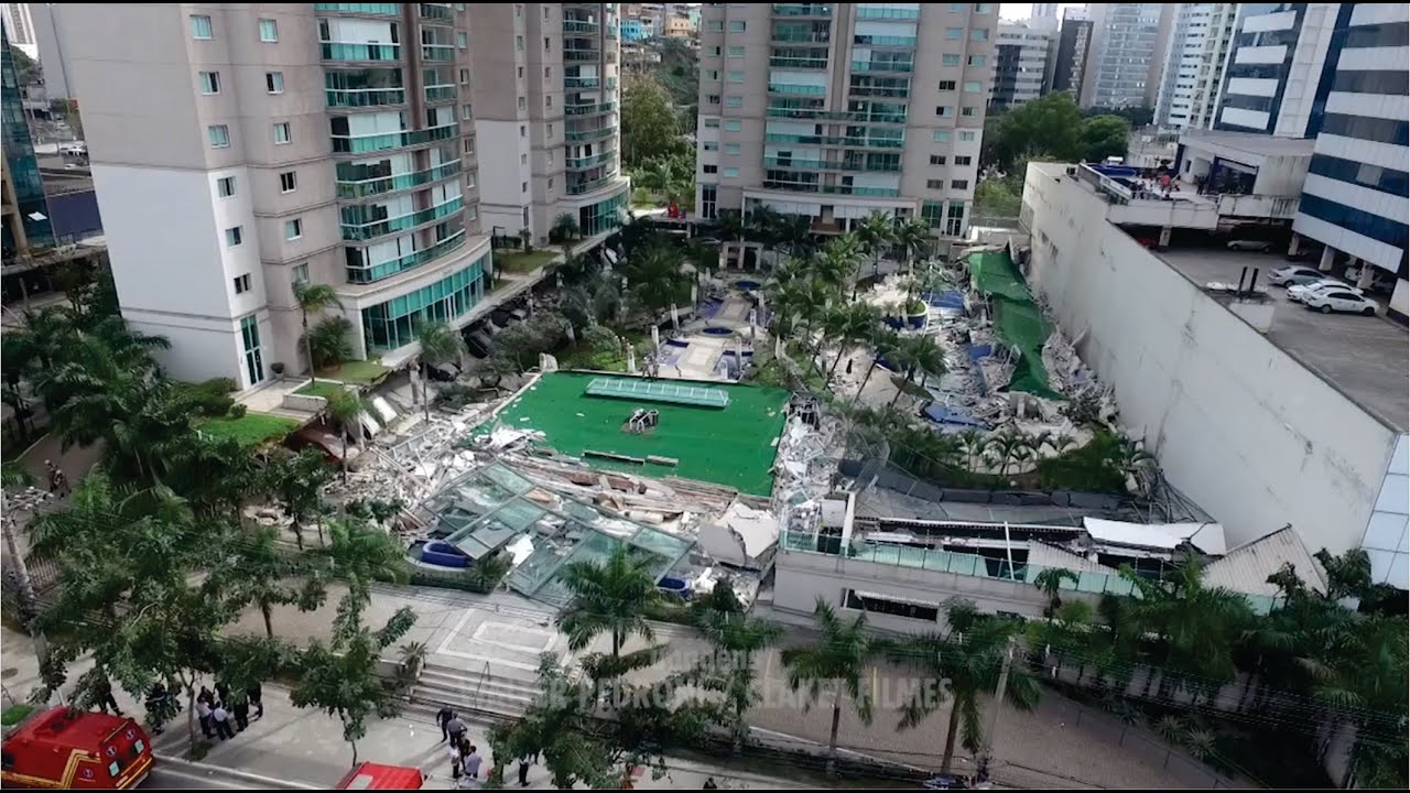 DESABAMENTO DA AREÁ DE LAZER DE PRÉDIO NA GRANDE VITÓRIA - 19/07/2016