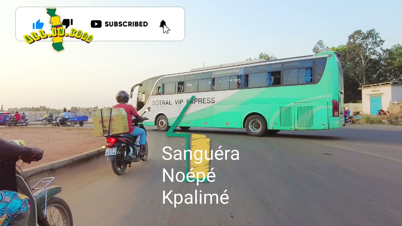 Part 1: Ride Lome - Noepe - Ago&egrave; | Lome - Kpalime & Grand Contournement | The new Boulevard 30 Aout