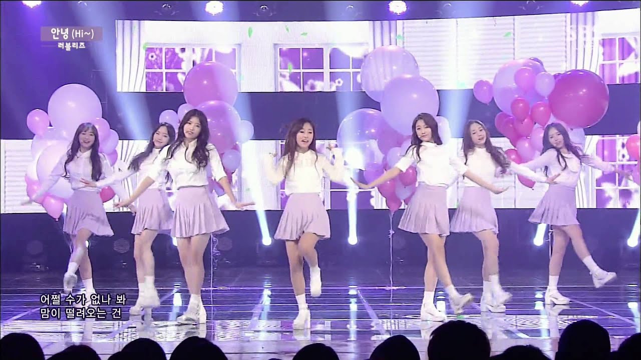 Lovelyz - Привет (Привет ~) @ Популярная песня Inkigayo 150322