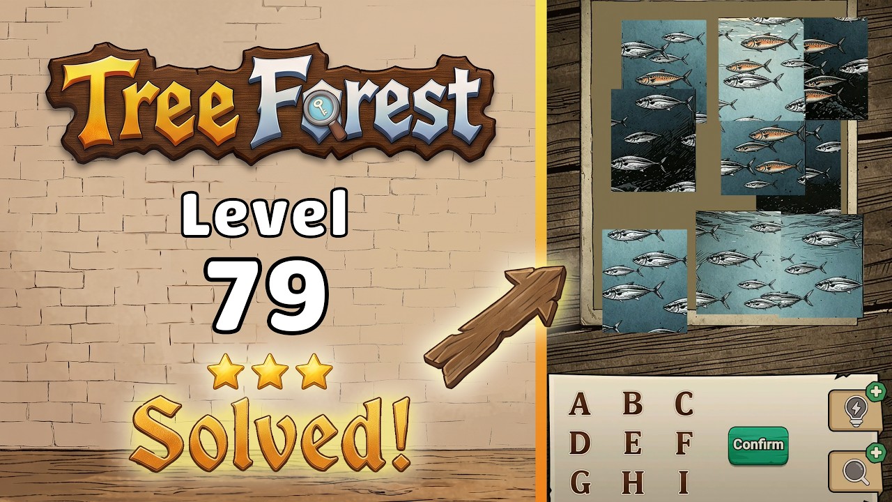 Tree Forest: Detective Words - Level 79 Walkthrough 🧩 | Full Solution & Gameplay! 🌲✨