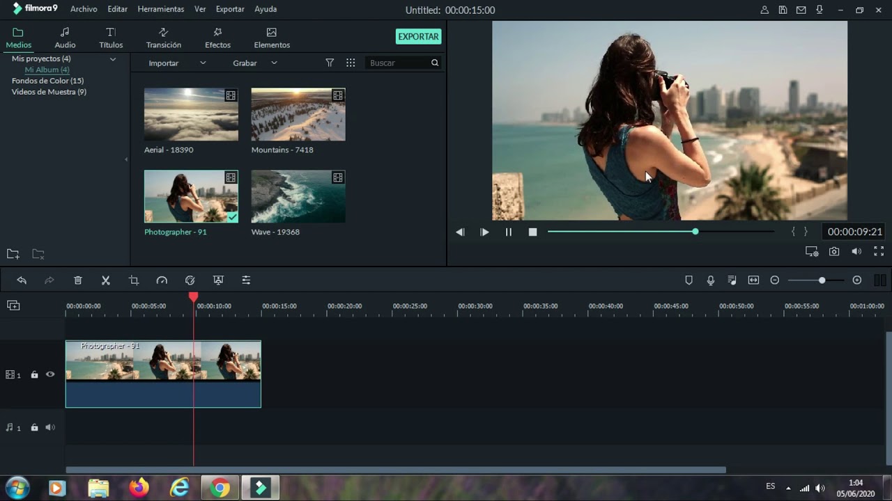 Tutorial de Filmora 9 Primera Parte
