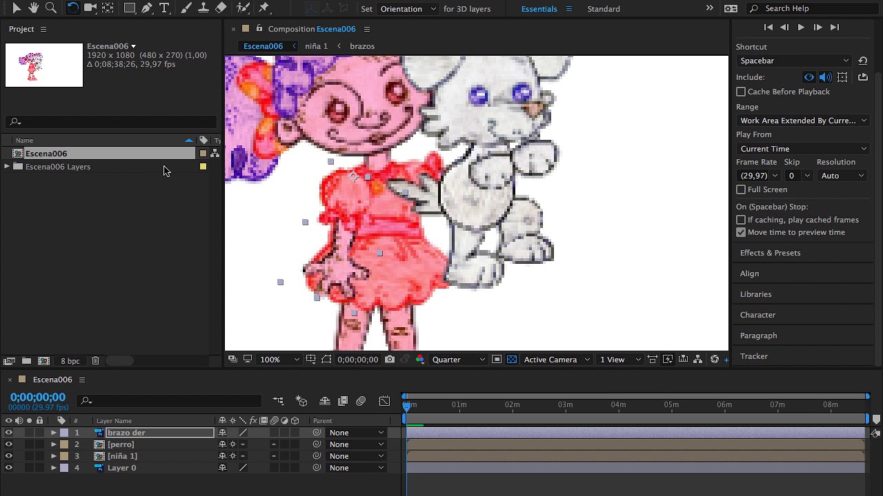 Importar y animar archivo PSD a Adobe After Effects