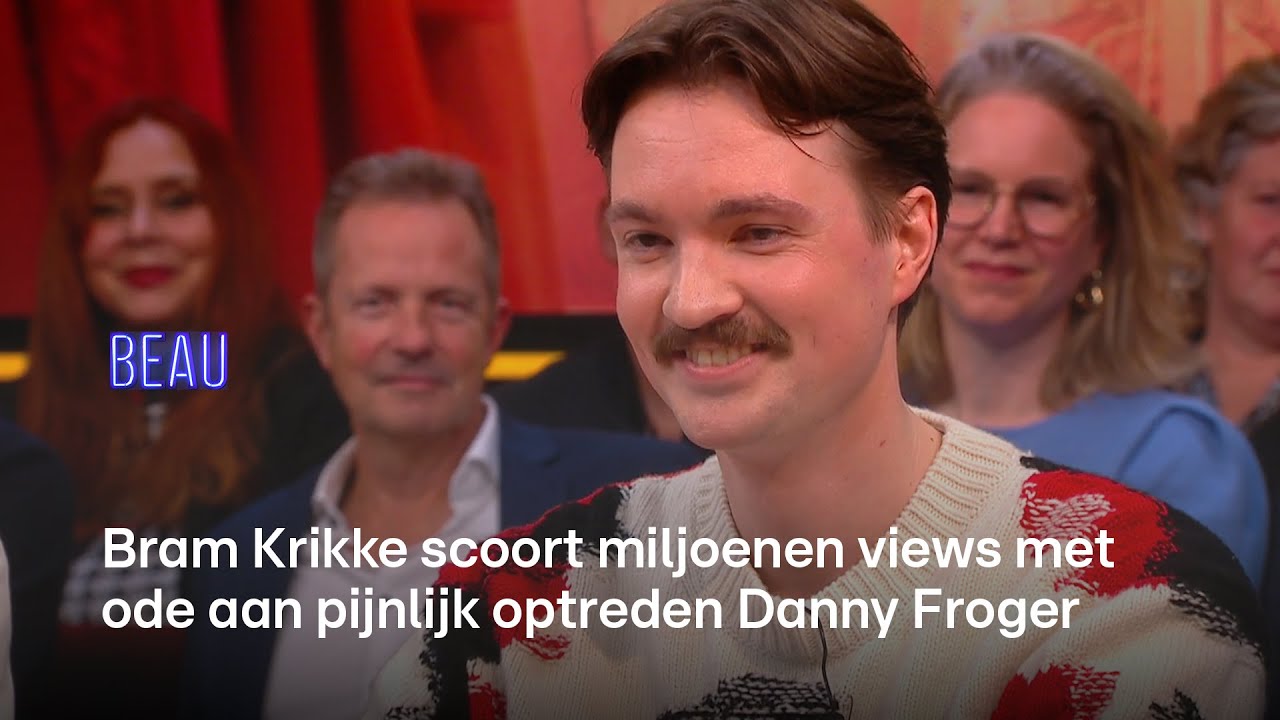 Hoe een pijnlijk optreden van Danny Froger een viraal hit werd met Bram Krikke | BEAU