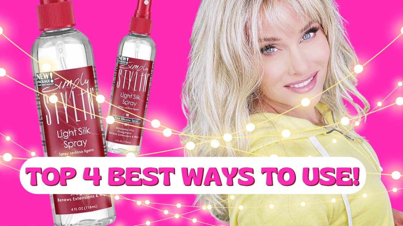 SIMPLY STYLIN' LIGHT SILK SPRAY!  TOP 4 BEST USES for WIGS & PROMO OFFER!