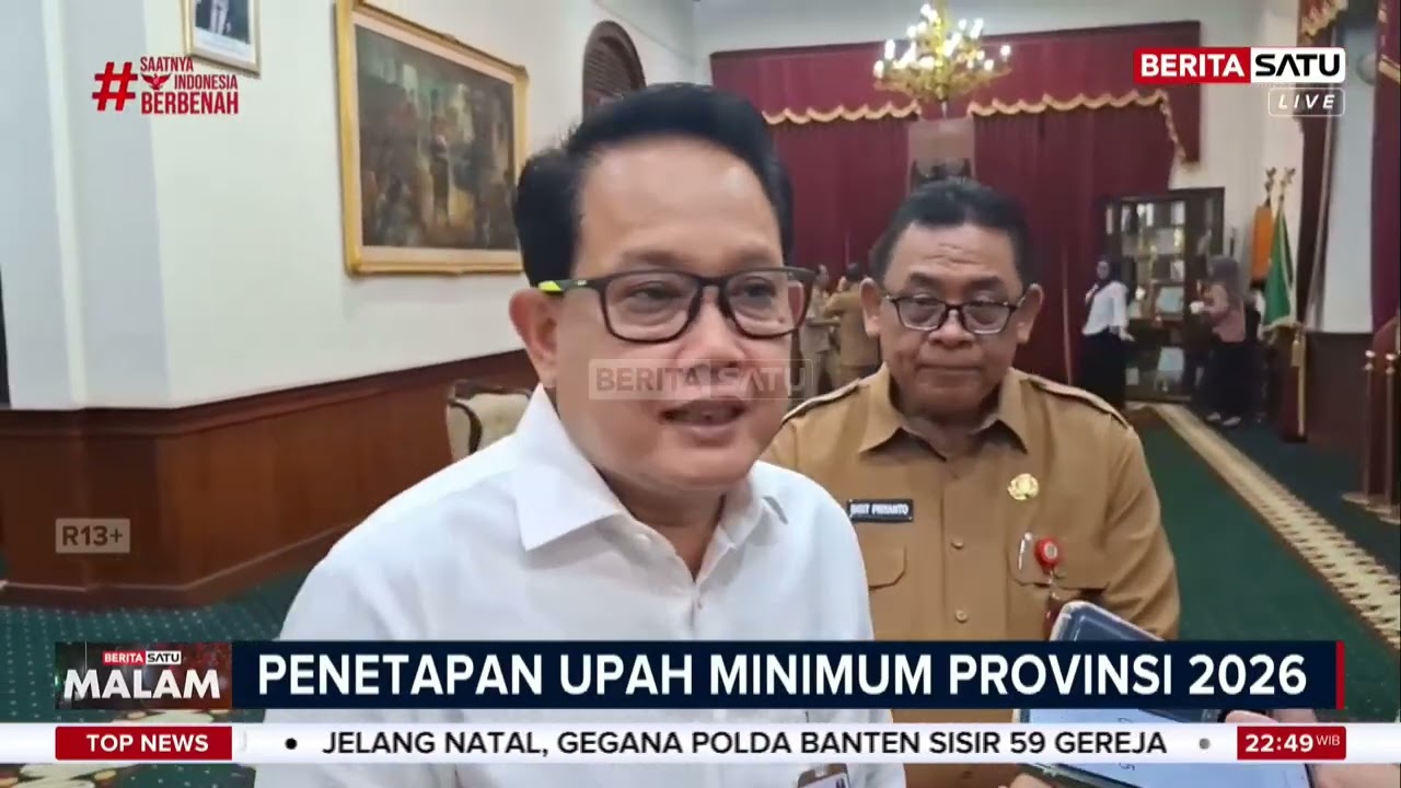 Ribuan Buruh Turun ke Jalan, Tolak UMP 2026 Rp2,4 Juta #beritasatu