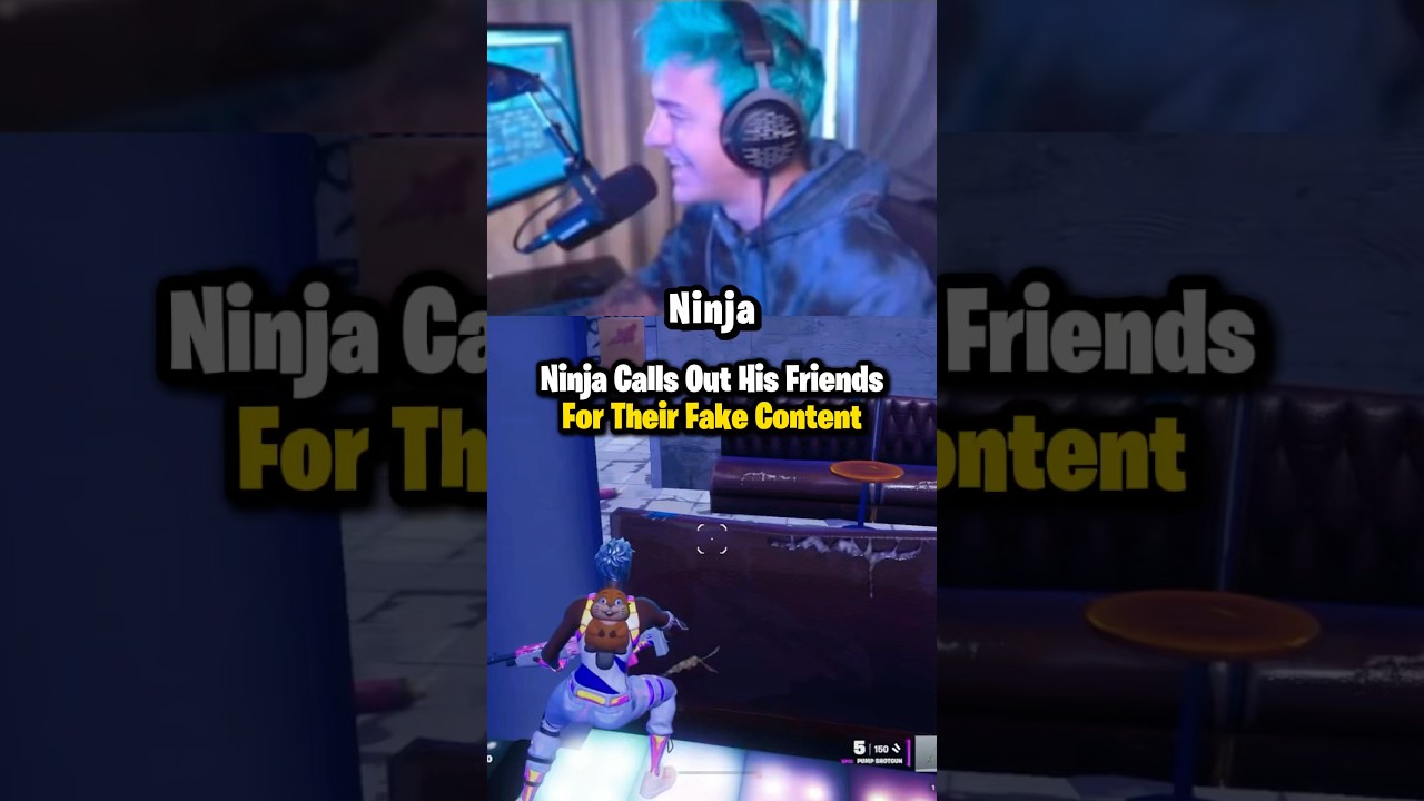 Ninja обвиняет Sypher в создании фейкового контента&hellip; #ninja #fortnite