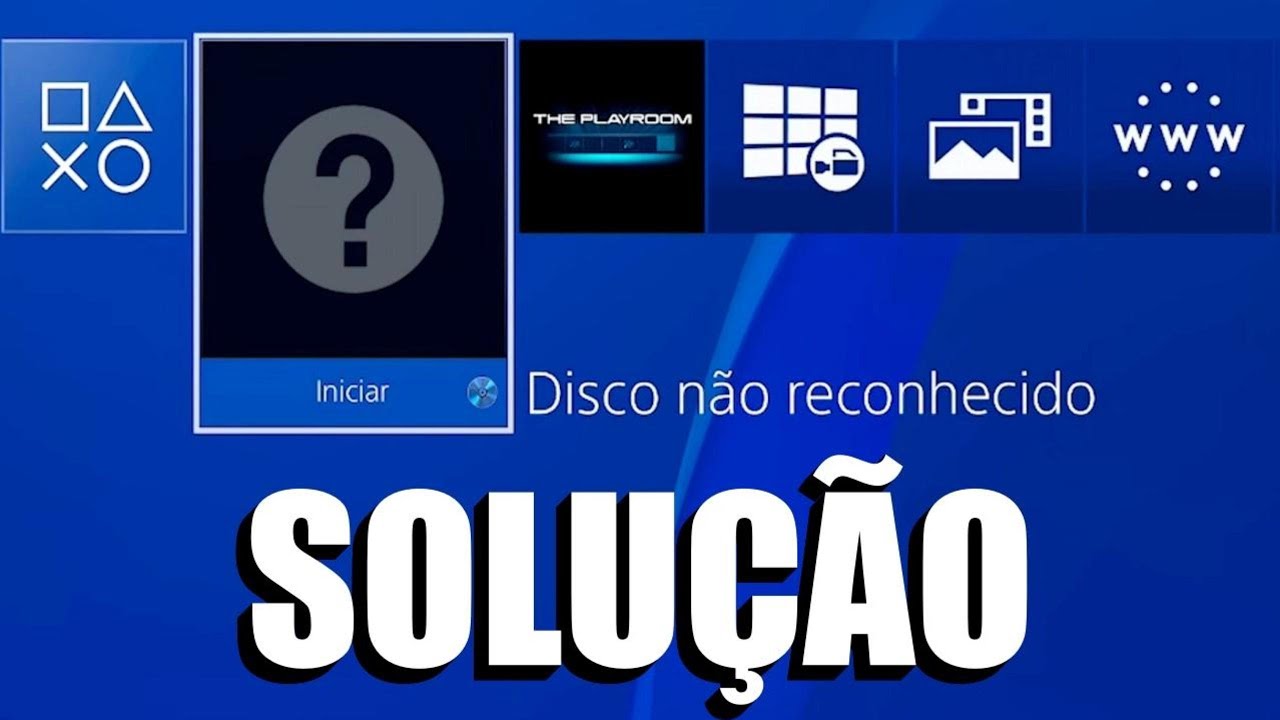 DISCO NÃO RECONHECIDO SOLUÇÃO ERRO RESOLVIDO NO PS4