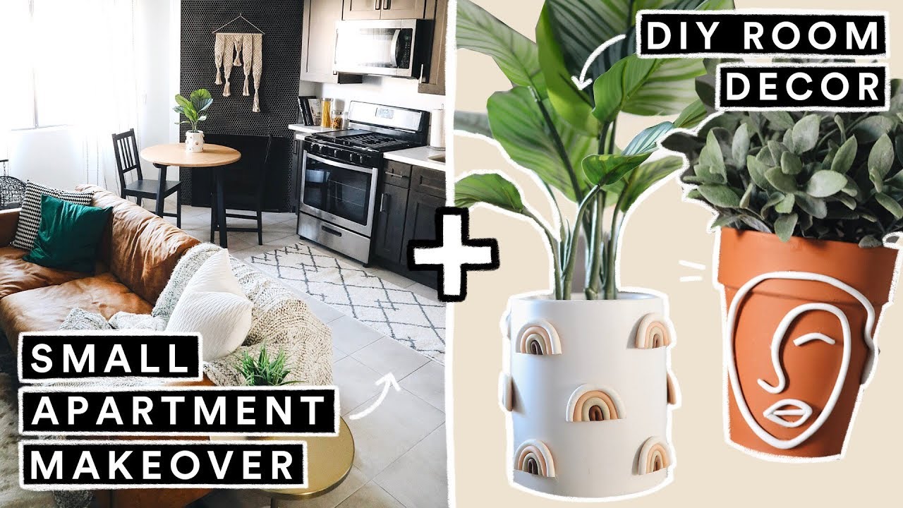 EXTREME Small Apartment Transformation + DIY Room Decor - Part 1