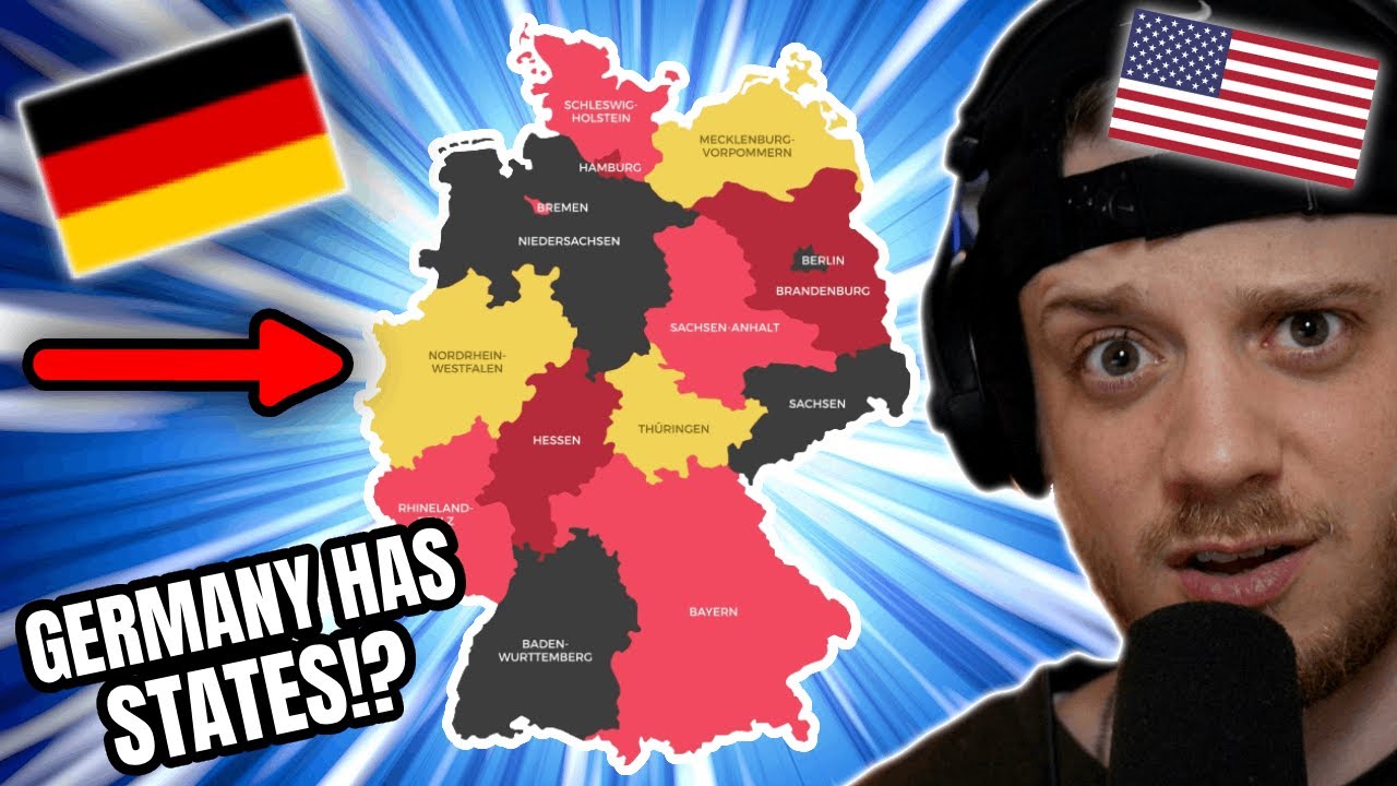 Every GERMAN State Explained! (American Reacts)